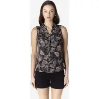 KOROSHI Chemisier noisette / taupe / noir