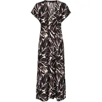 ONLY Robe-chemise 'ONLNOVA MOLLIE' marron / noir / blanc