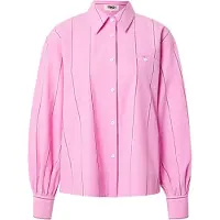 FRNCH PARIS Chemisier rose clair / bordeaux / blanc