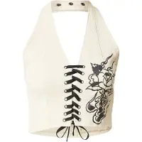 Ed Hardy Haut écru / noir