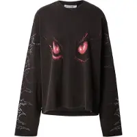 Weekday T-shirt 'Danya' jaune clair / rouge / noir / blanc