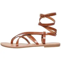 ONLY Tongs 'ONLMINO-1' marron