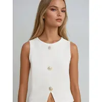 Trend Alaçatı Stili Haut blanc