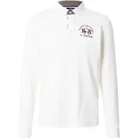 La Martina T-Shirt marron / blanc cassé