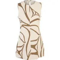 Vila Petite Robe d’été marron / cappuccino