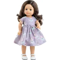 Paola Reina Poupée espagnole Emily aux yeux qui se ferment, 42 cm -
