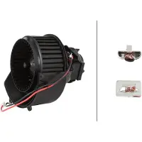 Hella Ventilateur d'habitacle 12 V 276 W 2 pôles adapté notamment pour OPEL ASTRA