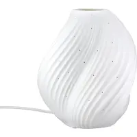 Gilde Tischleuchte, "Swing", Porzellan, weiß, VE 1, H. 23 cm, D. 20 cm 57808 4063387578087