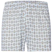 Hanro Boxers ' Fancy Jersey ' bleu clair / jaune