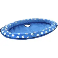 Flamingo Matelas gonflable Fresk Flosi ovale bleu