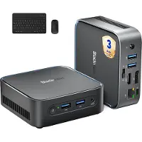 Blackview MP50 (Mini PC, AMD 3500U - 512 Go, 16 Go RAM) Noir