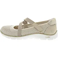 Remonte - Ballerines pour femmes - Modèle "Ballerina" - Couleur beige - Idéales pour le quotidien