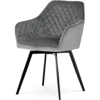 Autronic Chaise de salle à manger DCH-425 Grey