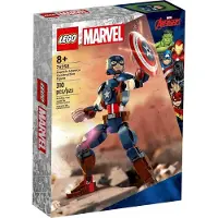LEGO 76258 - Super Heroes - Figurine Captain America à construire