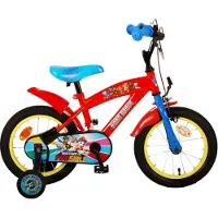 Volare Vélo enfant Paw Patrol - Garçons - 14 pouces - Rouge/bleu