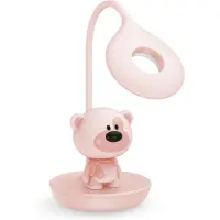 Luxus Europe - Lampe de chevet pour enfant, modèle Doggy Mini, rose - Veilleuse LED sans fil pour enfants – Rechargeable par USB-C