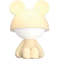 Luxus Europe - Lampe de chevet pour enfant, motif souris, couleur crème - Veilleuse LED sans fil pour enfants - Rechargeable par USB-C
