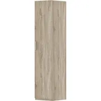 Meublorama Armoire 1 porte TOM – Chêne sonoma – Design moderne et compact
