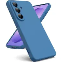 Screen Guard Professional Liquid Silicone Case Hülle (Samsung Galaxy S26+), Coque pour téléphone portable, Bleu