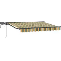 vidaXL Armature de store manuelle avec LED 3 x 2,5 m