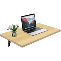 StarTech.com Table pliante murale - établi - consoles triangulaires rigides en acier - charge max. 250 kg - rectangulaire - aspect bois