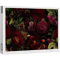 Raxxa puzzle premium "Sombre opulence florale vintage gothique élégance", 1000 pièces