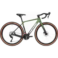 RINOS Vélo Gravel Carbone Sandman6.0 Shimano GRX600 Noir/Vert M (54 cm)