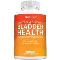 Didacat Santé de la vessie (120 gélules) Complément alimentaire, Santé de la vessie, Santé des voies urinaires, Fuites urinaires