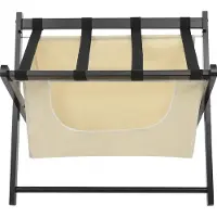 StarTech.com Porte-bagages - Porte-valises - Plastique, pliable, empilable, avec sac de rangement, portable, peu encombrant - Noir