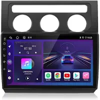 Junsun Autoradio Android 10 pouces avec CarPlay pour VW Touran 1T1, 1T2, 1T3 (2003-2010) : GPS, Wi-Fi, Bluetooth, FM, RDS, DSP, SWC, DAB+, USB, 2 DIN, 2 Go + 64 Go, processeur quadricur