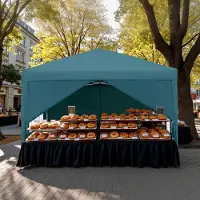 YRHome : pavillon de jardin pliable de 2,5 x 2,5 m, imperméable et résistant aux UV, avec 4 parois latérales, idéal pour le jardin, la terrasse et le camping, sac de transport inclus – Vert