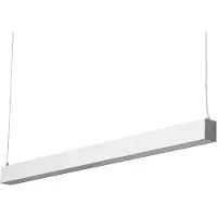 Silamp Réglette Suspendue LED Large 120cm 35W Blanc - Blanc Neutre 4000K - 5500K