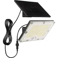 Silamp Projecteur Solaire 10W IP65 avec Détecteur de Mouvement PIR - Blanc Froid 6000K - 8000K