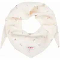 OH APRIL Écharpe 'Nevi' beige clair / roseau / rose clair / rouge