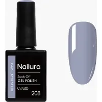 Ginza.se - Gel Polish 208 - Steel Blue Grey - 10 ml (Acier Bleu Gris)