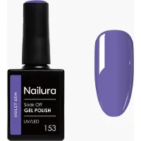 Nailura - Gel Polish 153 - Violet Gem - 10 ml (Gemme violette)