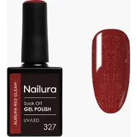 Nailura - Gel Polish 327 - Auburn Red Gleam - 10 ml (Auburn Red Gleam)
