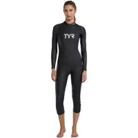 Tyr Hurricane Cat 1 Woman Long Sleeve Neoprene Wetsuit Noir M Femme