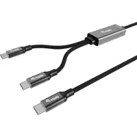Equip 128895 câble USB USB 2.0 1,5 m USB C 2 x USB C Noir