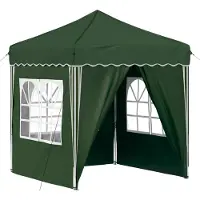 Syfax Tente de fête pop-up 195 x 195 x 245 cm Vert Tissu Oxford