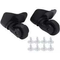 Gistuch Roulettes à bagages pivotantes, 1 paire de roulettes de rechange pour valises A23 respectueuses de l'environnement, pour la réparation de valises, accessoires de haute qualité