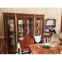 AEA Vitrine Armoire Vitrines Salon Design Baroque Rococo 4 portes