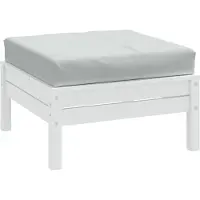 vidaXL Coussin pour palette Eleganten-Stil Melange Gris clair 60x60x10 cm Tissu Coussin pour meubles de jardin DE132804