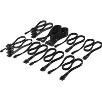 Corsair Elite Premium Ind. Sleeved PSU Cables T5 Pro Kit 75 cm (75 cm, 24 broches ATX, SATA)