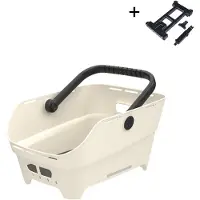 Basil Cento Neo Mik Rear Basket 21l Blanc