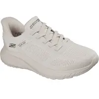 SKECHERS Baskets basses 'Bobs Squad Chaos - Solid Step' noir / blanc cassé