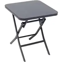 Hespéride Table d’appoint pliante carrée - Graphite - Greensboro
