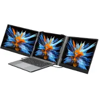 Blackview DCM8 : extension d'écran double pour ordinateur portable, 15,3 pouces, WUXGA IPS, 100 % sRGB, moniteur triple écran, USB-C, 100 W PD,