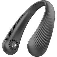 Generique Ventilateur de cou personnel mains libres, Mini ventilateur de Sport Portable, Rechargeable, refroidisseur, vitesse réglable