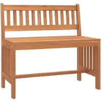 Helloshop26 Banc De Jardin Meuble De Patio D'extérieur Terrasse 80 X 45 X 77 Cm Bois Massif D'eucalyptus 02_0011325